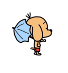 陽気なダックス君（個別スタンプ：3）
