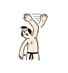 黒帯くん（個別スタンプ：34）