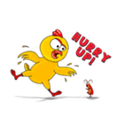 Nong Gai - the crazy chicken（個別スタンプ：15）