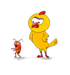 Nong Gai - the crazy chicken（個別スタンプ：16）