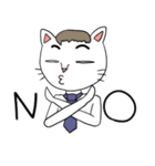 ふとまゆのねこ（個別スタンプ：7）