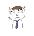 ふとまゆのねこ（個別スタンプ：28）