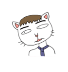 ふとまゆのねこ（個別スタンプ：29）