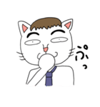 ふとまゆのねこ（個別スタンプ：30）