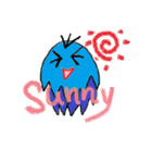 青毛虫。（個別スタンプ：17）