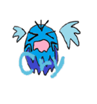 青毛虫。（個別スタンプ：36）