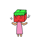 キューブいちご（個別スタンプ：8）