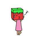キューブいちご（個別スタンプ：11）