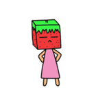 キューブいちご（個別スタンプ：12）