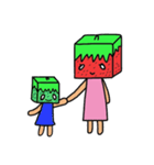 キューブいちご（個別スタンプ：30）