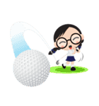 GlassesGirl 2（個別スタンプ：4）