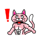 筋肉猫革命 日本語版（個別スタンプ：17）