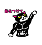 筋肉猫革命 日本語版（個別スタンプ：40）