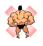スーパー筋肉男（個別スタンプ：8）