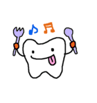ゆるかわ歯のスタンプ（個別スタンプ：9）