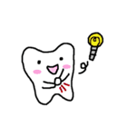 ゆるかわ歯のスタンプ（個別スタンプ：40）