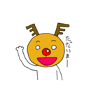 赤鼻のトナカイ男「トナトナくん」（個別スタンプ：37）