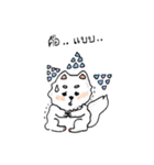 Mali's mom and her samoyed puppy（個別スタンプ：5）