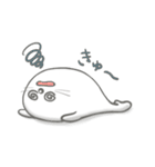 やさぐれアザラシ（個別スタンプ：3）