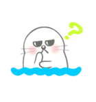 やさぐれアザラシ（個別スタンプ：34）