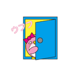 ペンギン家族（丸顔くん14）日本語版（個別スタンプ：18）