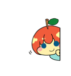 りんご君とみかんちゃん（個別スタンプ：6）