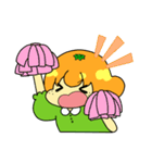 りんご君とみかんちゃん（個別スタンプ：13）