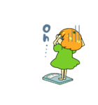 りんご君とみかんちゃん（個別スタンプ：24）