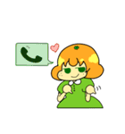 りんご君とみかんちゃん（個別スタンプ：29）