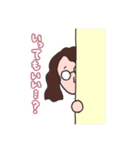丸メガネの彼。（個別スタンプ：15）
