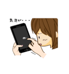 スマホ女子（個別スタンプ：29）