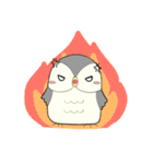 Hooty - the cute owl - grey color set（個別スタンプ：9）