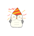 Hooty - the cute owl - grey color set（個別スタンプ：11）