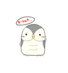 Hooty - the cute owl - grey color set（個別スタンプ：16）