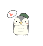 Hooty - the cute owl - grey color set（個別スタンプ：22）
