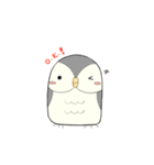 Hooty - the cute owl - grey color set（個別スタンプ：35）