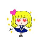 Hello mushroom head girl！（個別スタンプ：2）