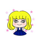 Hello mushroom head girl！（個別スタンプ：5）