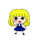 Hello mushroom head girl！（個別スタンプ：8）
