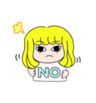 Hello mushroom head girl！（個別スタンプ：10）