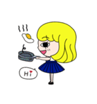 Hello mushroom head girl！（個別スタンプ：29）