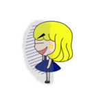 Hello mushroom head girl！（個別スタンプ：34）