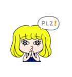 Hello mushroom head girl！（個別スタンプ：35）