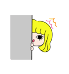 Hello mushroom head girl！（個別スタンプ：36）