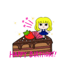 Hello mushroom head girl！（個別スタンプ：40）