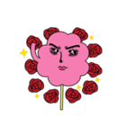 sour cherry cotton candy party（個別スタンプ：14）