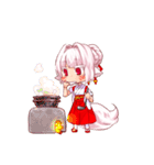 おきつね ヒャッコたん！（個別スタンプ：4）