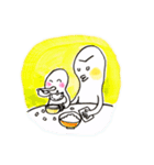 やなぎもとなお 親と子の なが～い一日（個別スタンプ：19）