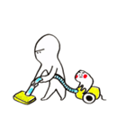 やなぎもとなお 親と子の なが～い一日（個別スタンプ：24）
