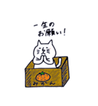 しろねこ☆にゃん太（個別スタンプ：12）